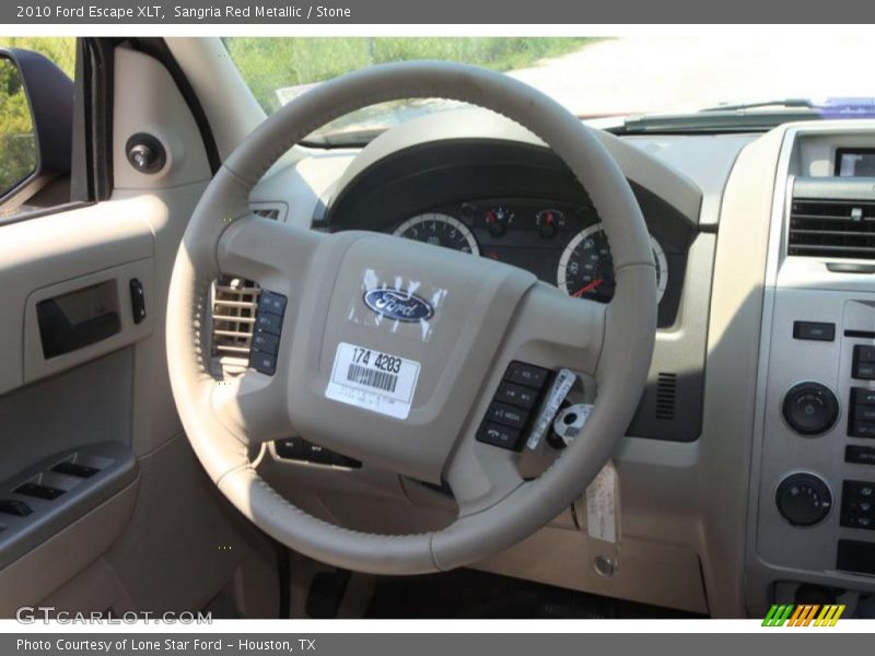 Sangria Red Metallic / Stone 2010 Ford Escape XLT