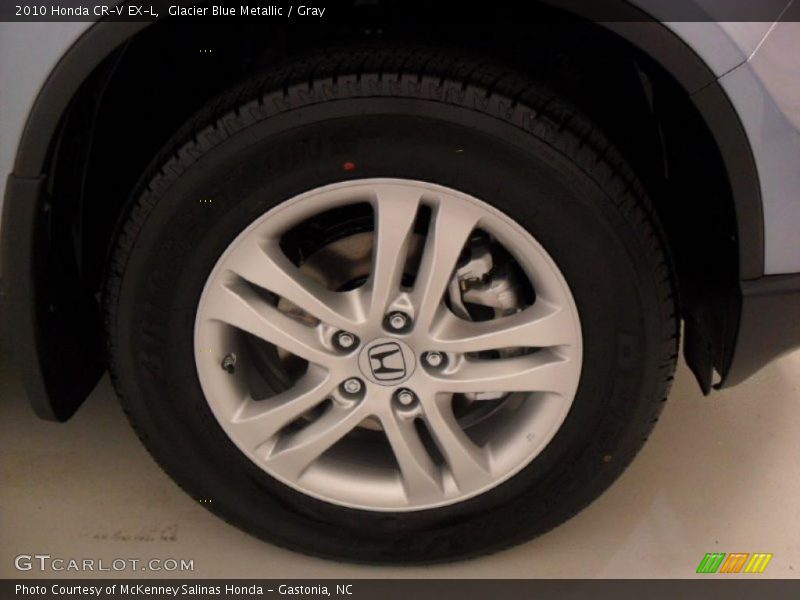 Glacier Blue Metallic / Gray 2010 Honda CR-V EX-L