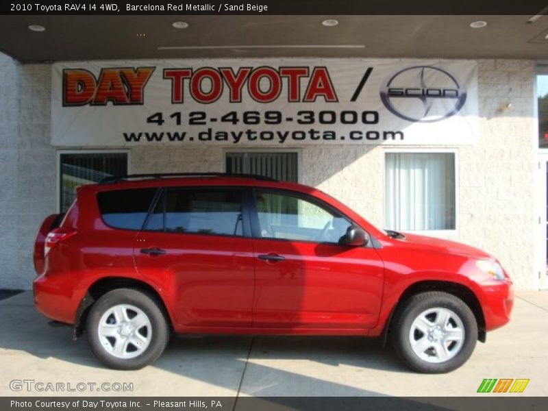 Barcelona Red Metallic / Sand Beige 2010 Toyota RAV4 I4 4WD