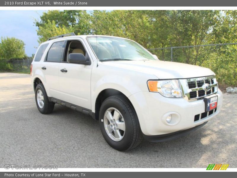 White Suede / Stone 2010 Ford Escape XLT V6