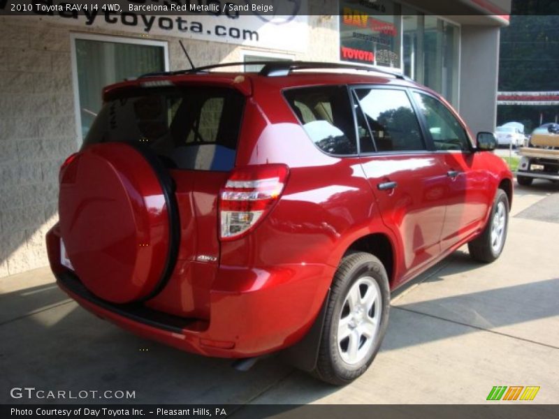 Barcelona Red Metallic / Sand Beige 2010 Toyota RAV4 I4 4WD