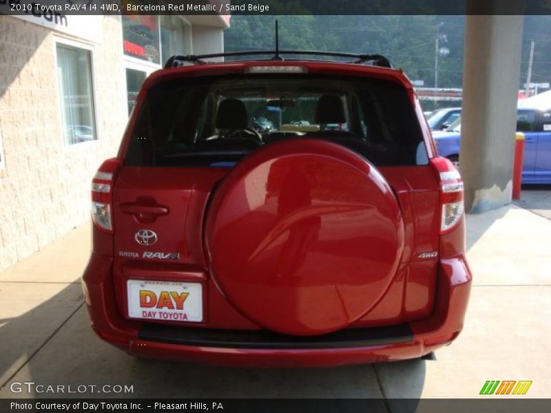 Barcelona Red Metallic / Sand Beige 2010 Toyota RAV4 I4 4WD