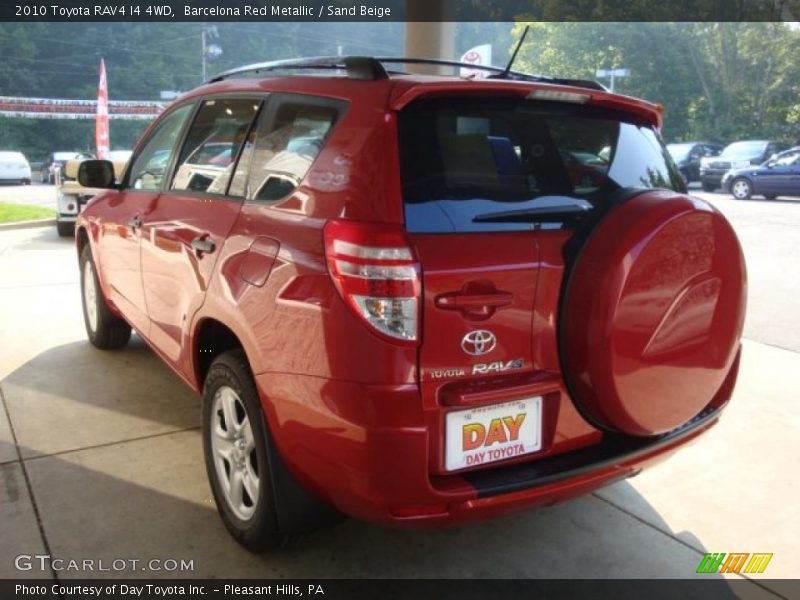 Barcelona Red Metallic / Sand Beige 2010 Toyota RAV4 I4 4WD