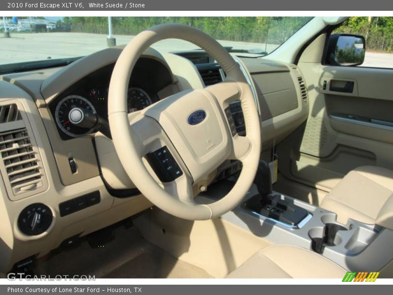 White Suede / Stone 2010 Ford Escape XLT V6