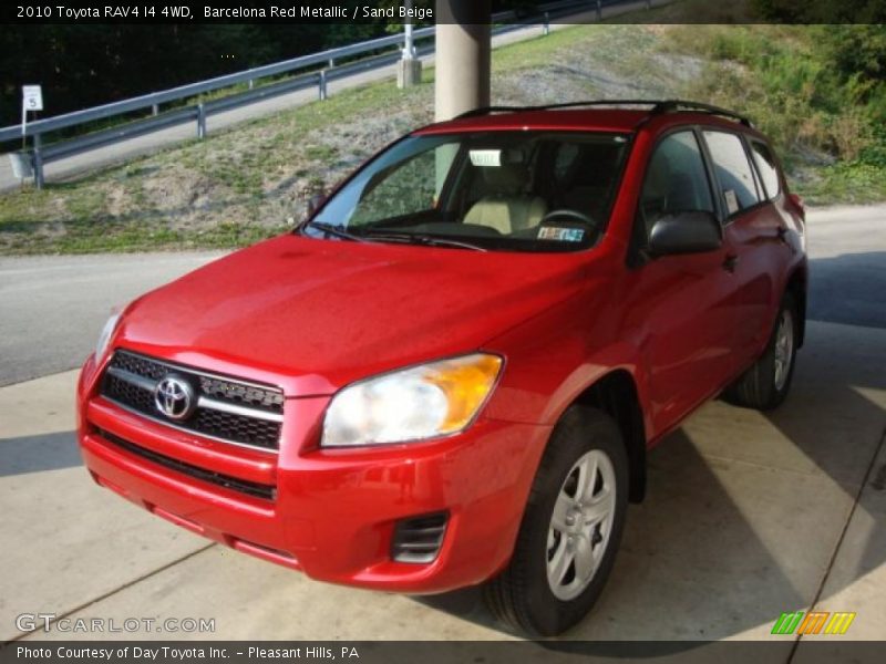 Barcelona Red Metallic / Sand Beige 2010 Toyota RAV4 I4 4WD