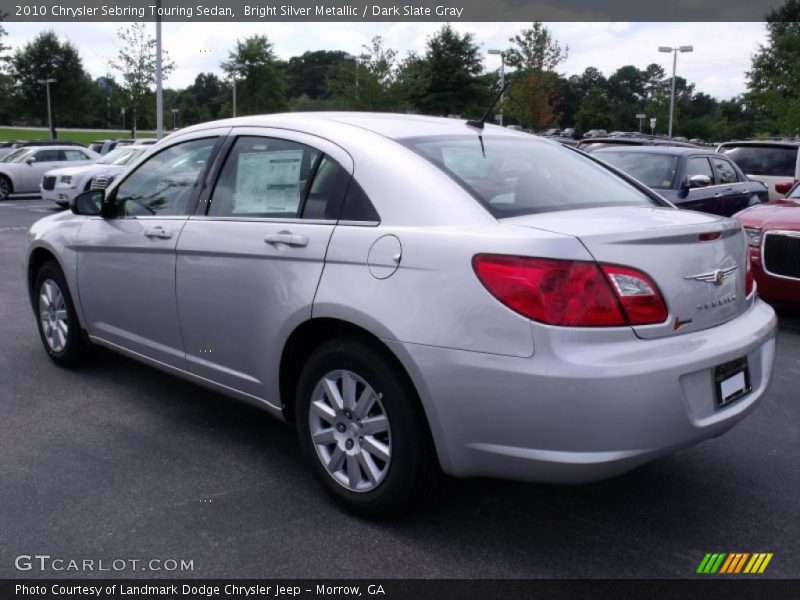 Bright Silver Metallic / Dark Slate Gray 2010 Chrysler Sebring Touring Sedan
