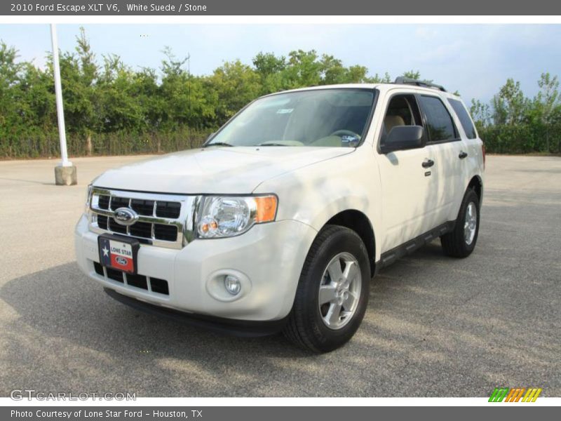 White Suede / Stone 2010 Ford Escape XLT V6