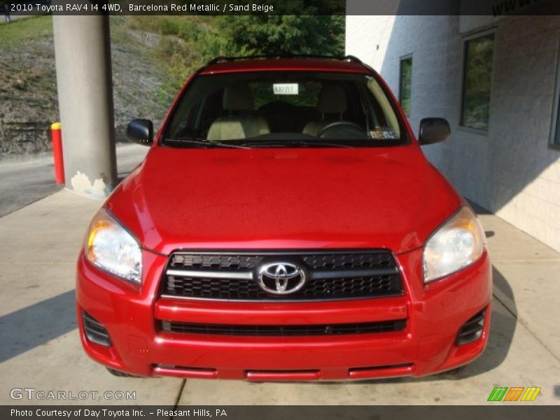 Barcelona Red Metallic / Sand Beige 2010 Toyota RAV4 I4 4WD
