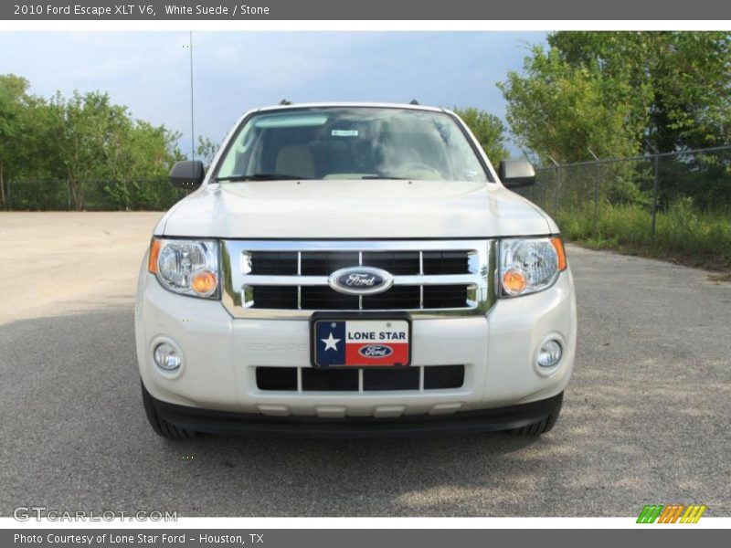 White Suede / Stone 2010 Ford Escape XLT V6