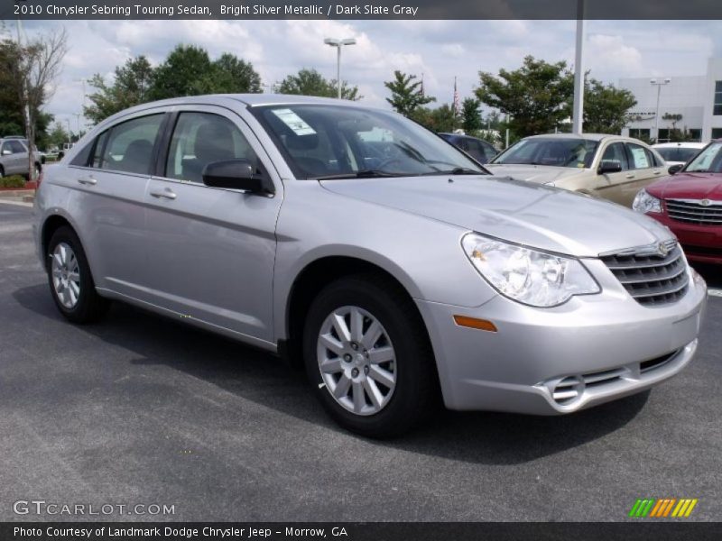 Bright Silver Metallic / Dark Slate Gray 2010 Chrysler Sebring Touring Sedan