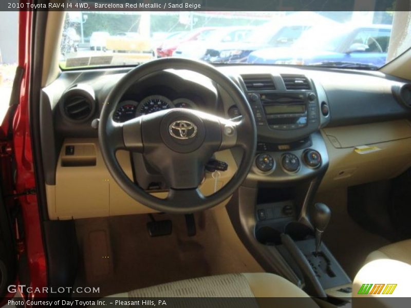 Barcelona Red Metallic / Sand Beige 2010 Toyota RAV4 I4 4WD
