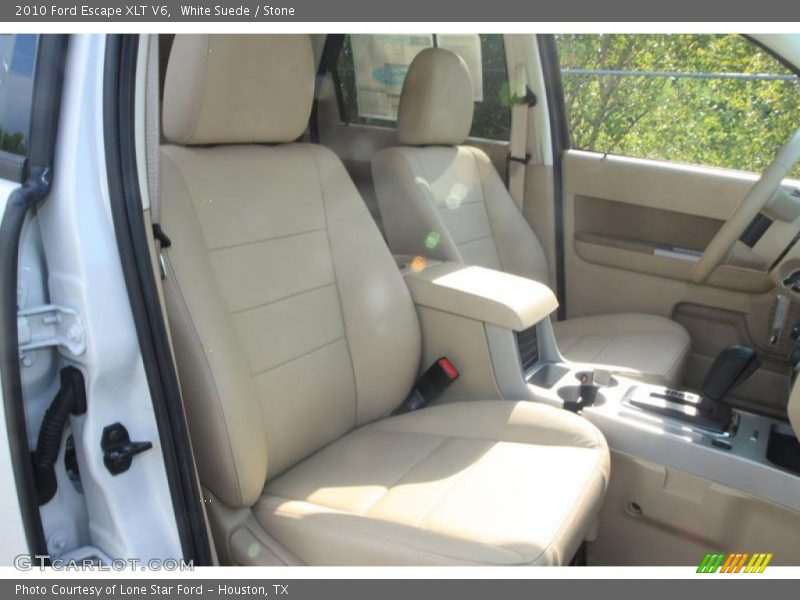 White Suede / Stone 2010 Ford Escape XLT V6