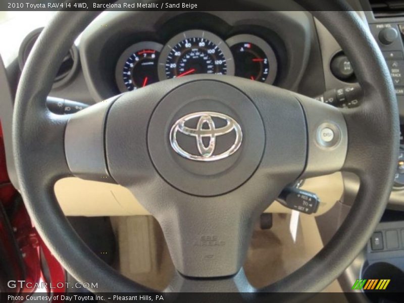 Barcelona Red Metallic / Sand Beige 2010 Toyota RAV4 I4 4WD