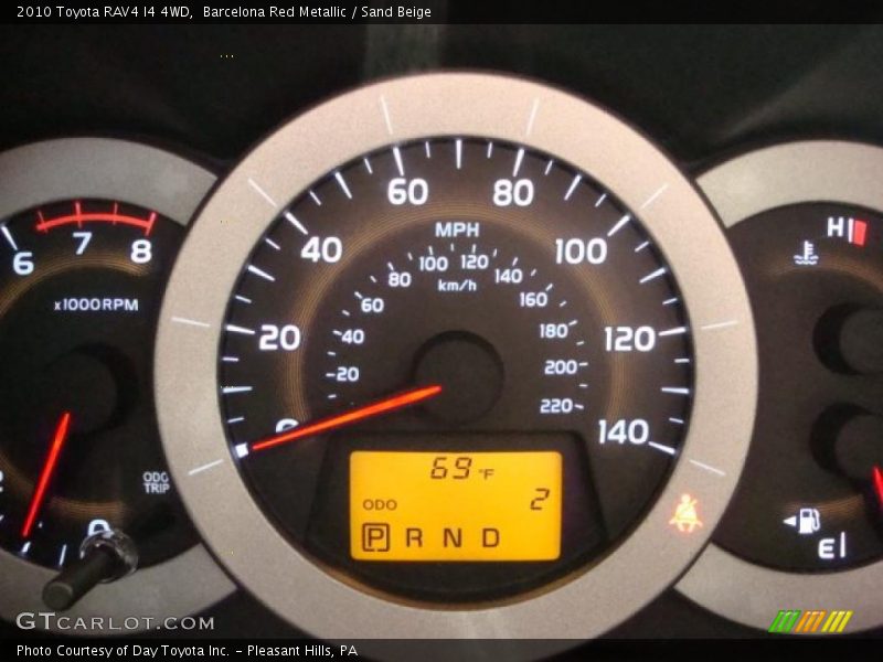 Barcelona Red Metallic / Sand Beige 2010 Toyota RAV4 I4 4WD