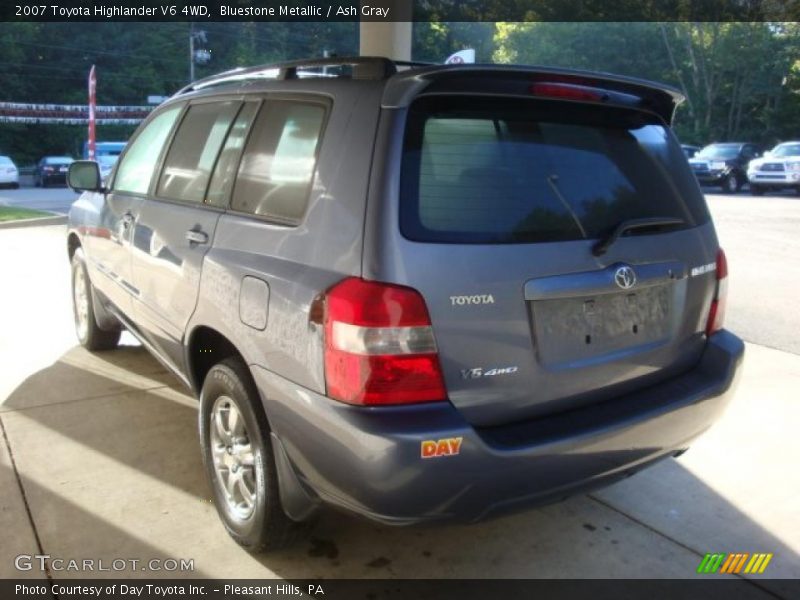 Bluestone Metallic / Ash Gray 2007 Toyota Highlander V6 4WD