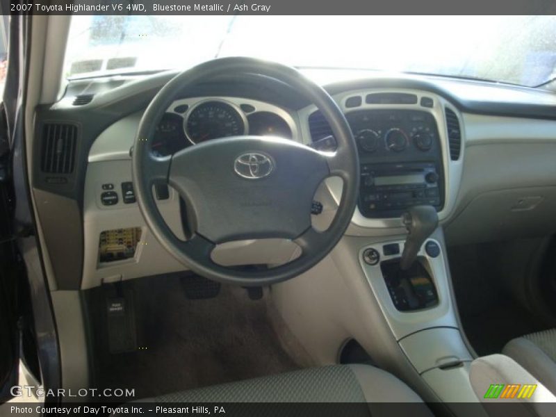 Bluestone Metallic / Ash Gray 2007 Toyota Highlander V6 4WD