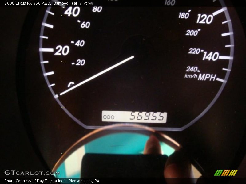 Bamboo Pearl / Ivory 2008 Lexus RX 350 AWD