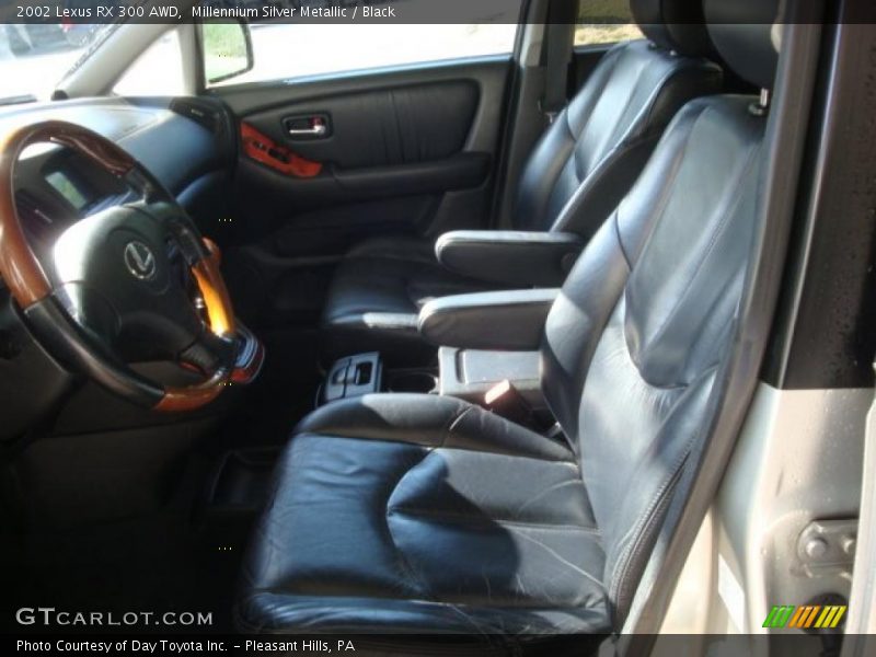 Millennium Silver Metallic / Black 2002 Lexus RX 300 AWD
