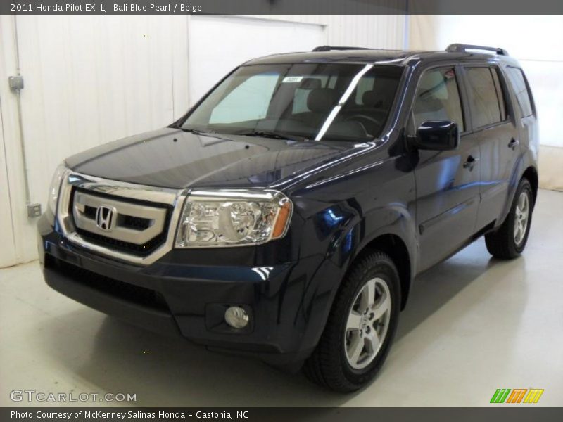 Bali Blue Pearl / Beige 2011 Honda Pilot EX-L