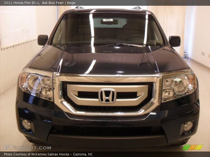 Bali Blue Pearl / Beige 2011 Honda Pilot EX-L