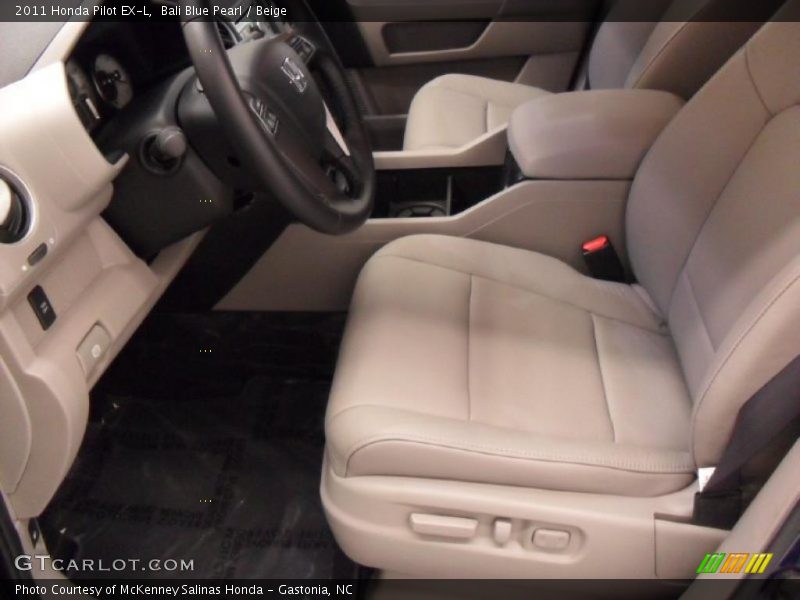 Bali Blue Pearl / Beige 2011 Honda Pilot EX-L
