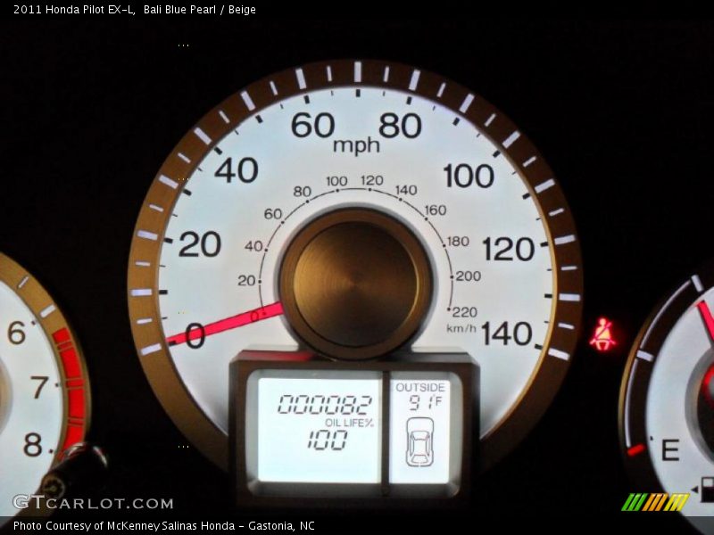 Bali Blue Pearl / Beige 2011 Honda Pilot EX-L