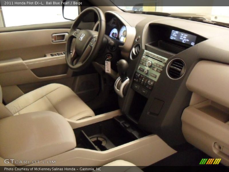 Bali Blue Pearl / Beige 2011 Honda Pilot EX-L