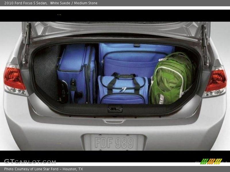White Suede / Medium Stone 2010 Ford Focus S Sedan