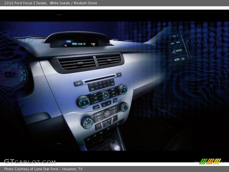 White Suede / Medium Stone 2010 Ford Focus S Sedan