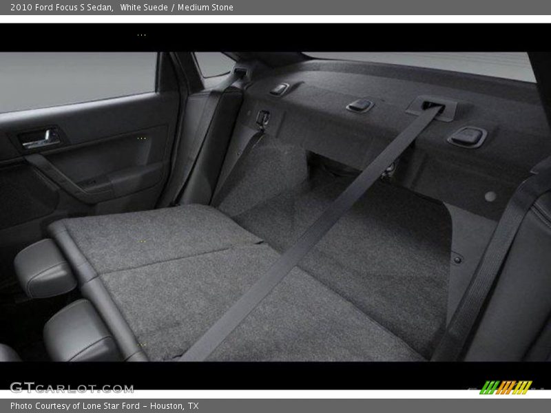 White Suede / Medium Stone 2010 Ford Focus S Sedan