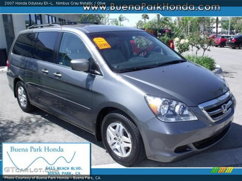 Nimbus Gray Metallic / Olive 2007 Honda Odyssey EX-L
