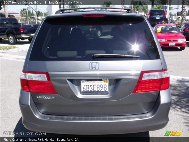 Nimbus Gray Metallic / Olive 2007 Honda Odyssey EX-L