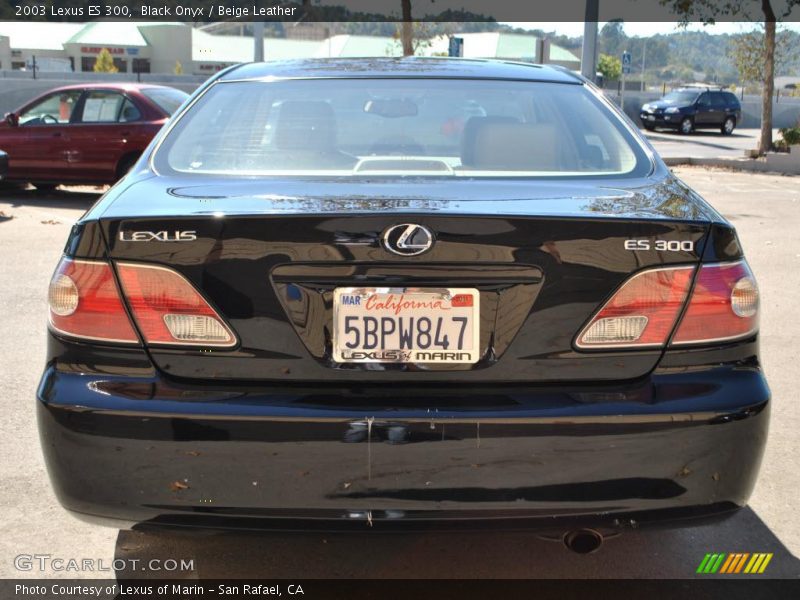 Black Onyx / Beige Leather 2003 Lexus ES 300