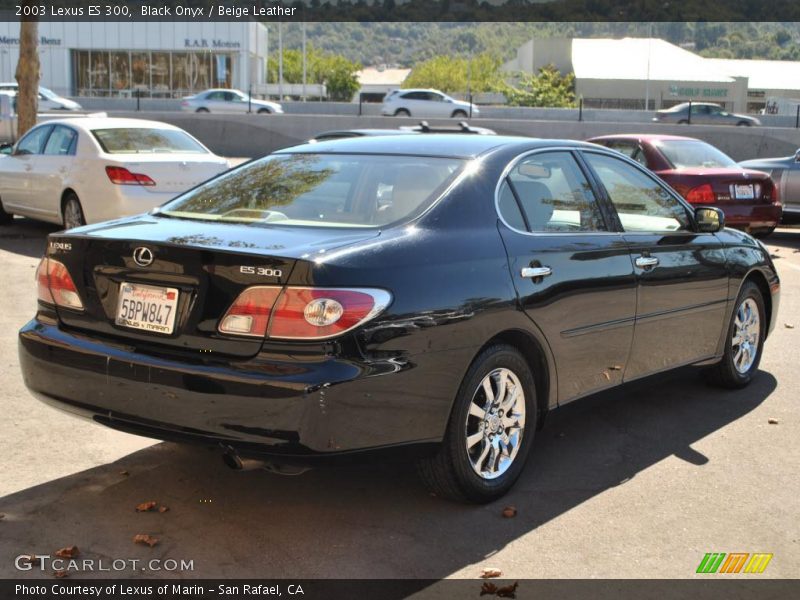 Black Onyx / Beige Leather 2003 Lexus ES 300
