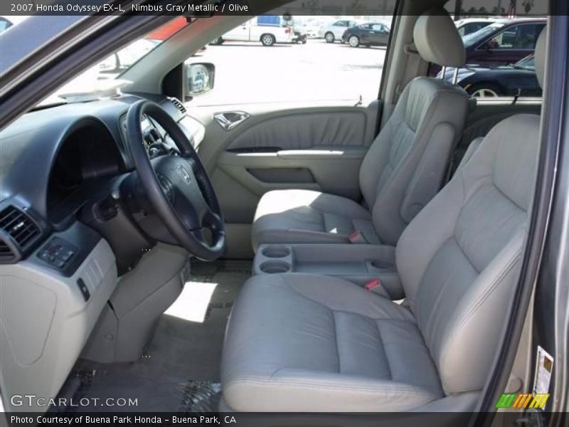 Nimbus Gray Metallic / Olive 2007 Honda Odyssey EX-L