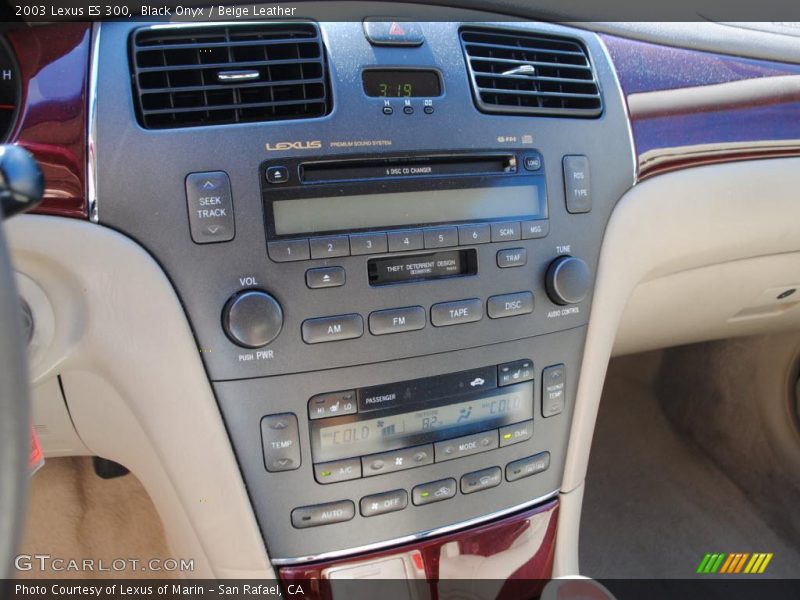 Black Onyx / Beige Leather 2003 Lexus ES 300