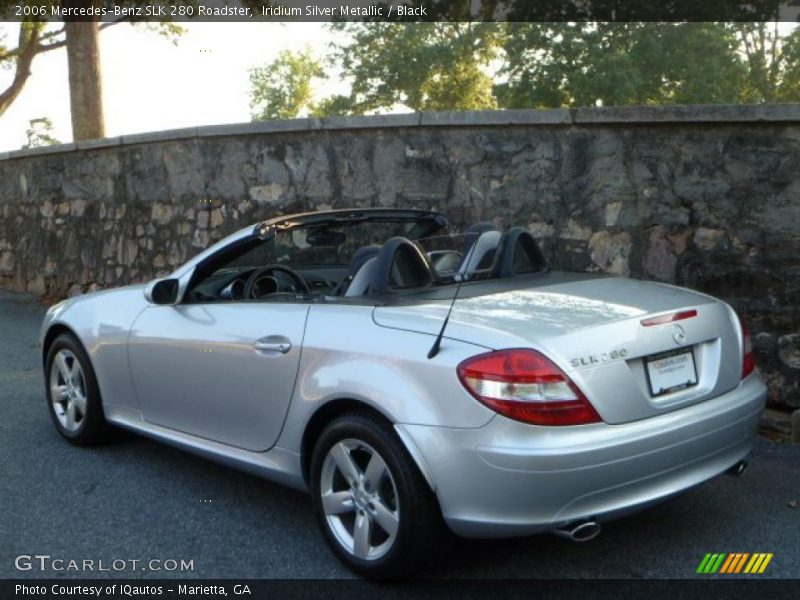 Iridium Silver Metallic / Black 2006 Mercedes-Benz SLK 280 Roadster