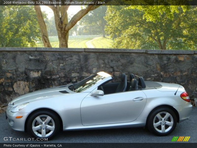 Iridium Silver Metallic / Black 2006 Mercedes-Benz SLK 280 Roadster