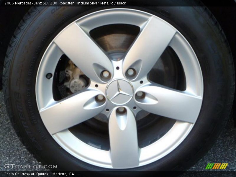 Iridium Silver Metallic / Black 2006 Mercedes-Benz SLK 280 Roadster