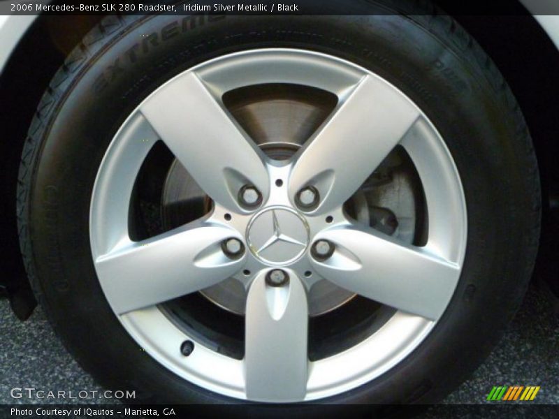 Iridium Silver Metallic / Black 2006 Mercedes-Benz SLK 280 Roadster