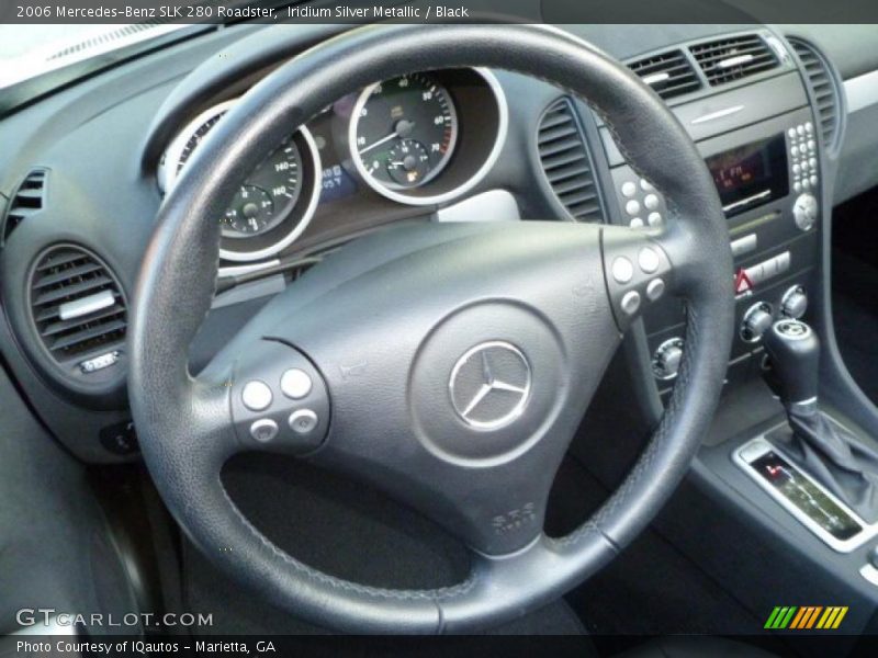 Iridium Silver Metallic / Black 2006 Mercedes-Benz SLK 280 Roadster