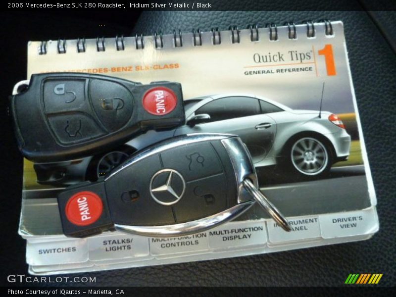 Iridium Silver Metallic / Black 2006 Mercedes-Benz SLK 280 Roadster