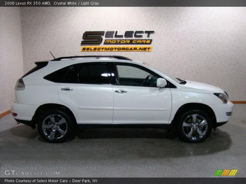 Crystal White / Light Gray 2008 Lexus RX 350 AWD