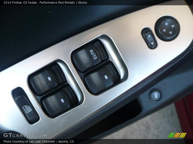 Performance Red Metallic / Ebony 2010 Pontiac G6 Sedan
