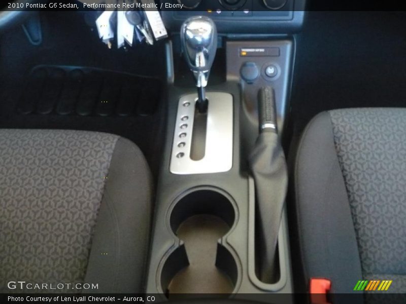 Performance Red Metallic / Ebony 2010 Pontiac G6 Sedan
