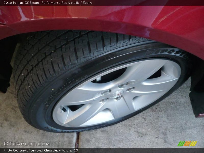 Performance Red Metallic / Ebony 2010 Pontiac G6 Sedan