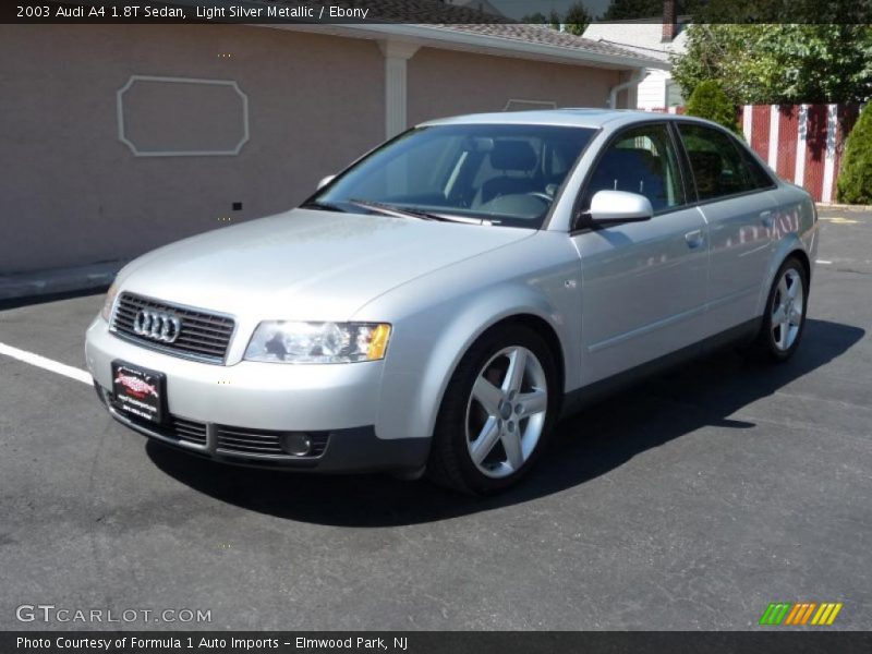 Light Silver Metallic / Ebony 2003 Audi A4 1.8T Sedan