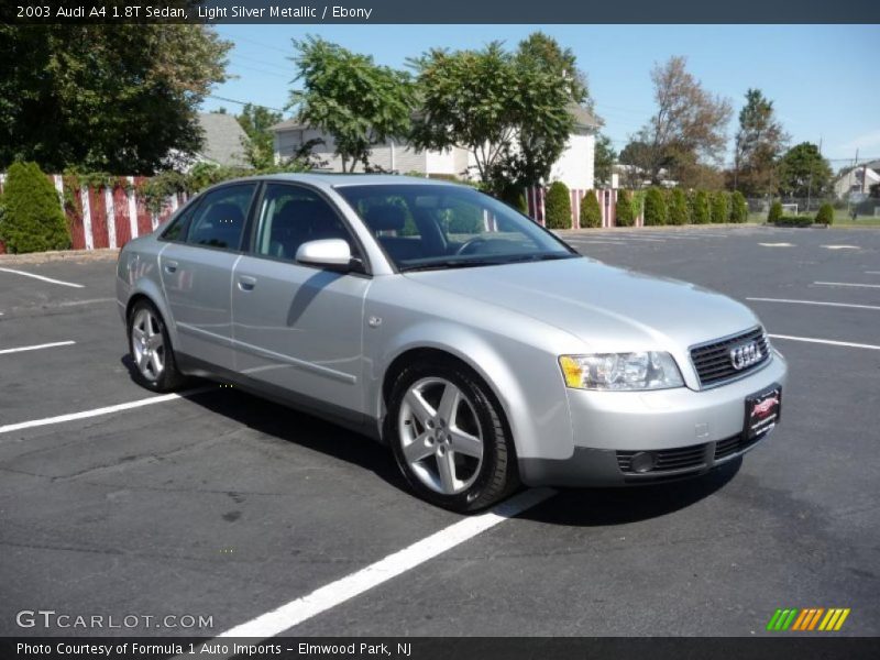 Light Silver Metallic / Ebony 2003 Audi A4 1.8T Sedan