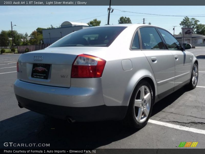 Light Silver Metallic / Ebony 2003 Audi A4 1.8T Sedan