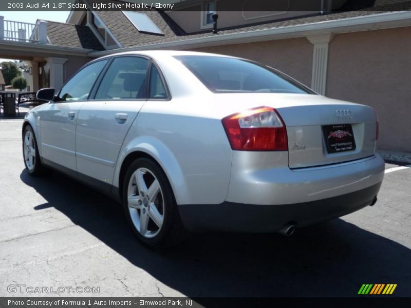 Light Silver Metallic / Ebony 2003 Audi A4 1.8T Sedan